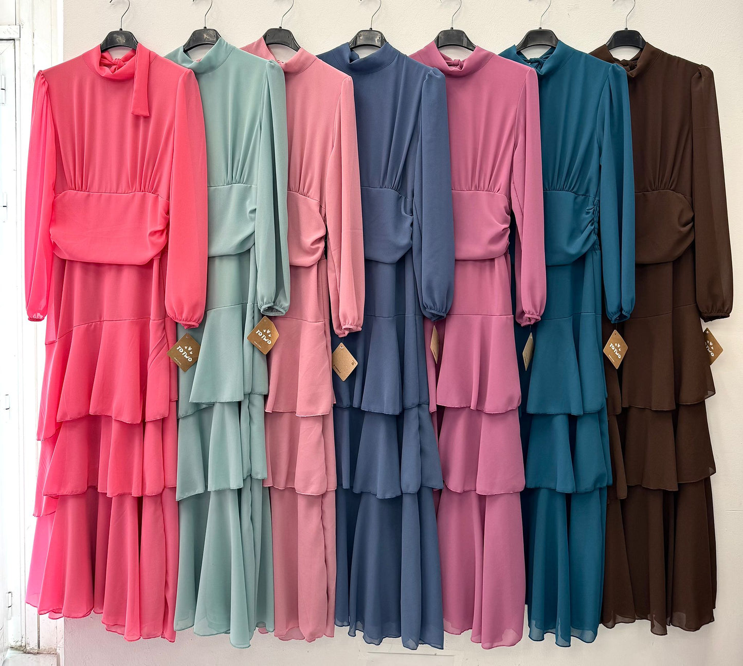 Vestido modelo Volante