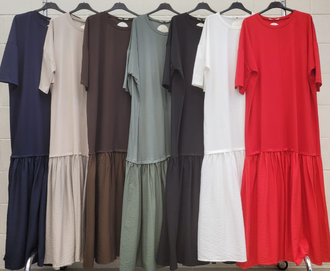 Vestido con volante