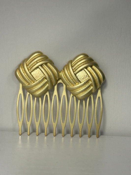 Peinecillo rombo dorado
