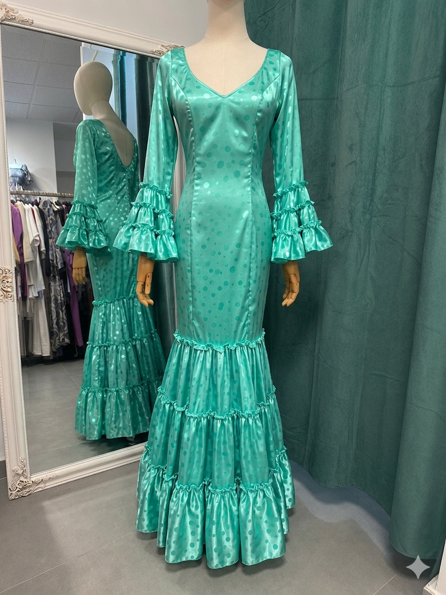 Traje Modelo Canastero satinado
