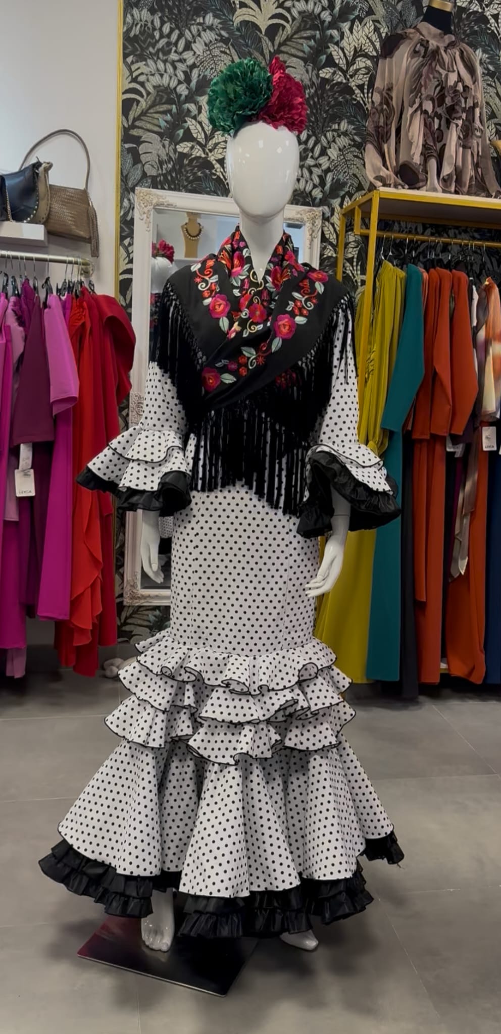 Traje de flamenca  Mod Macu