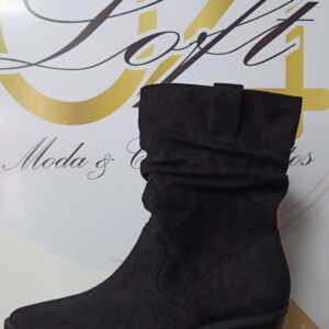 BOTA MEDIA CAÑA MOSQUETERO NEGRA